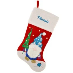 20.5 Inch Personalized Gnome Stocking