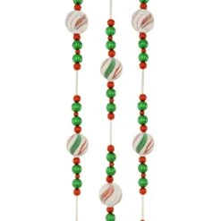 6.5" Peppermint Candy Garland